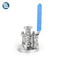 Food Grade Sanitary Stainless Steel Ball Type Tank Bottom Valve